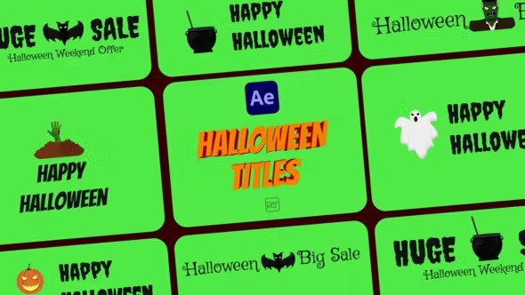 Videohive Halloween Titles For After Effects 40091905