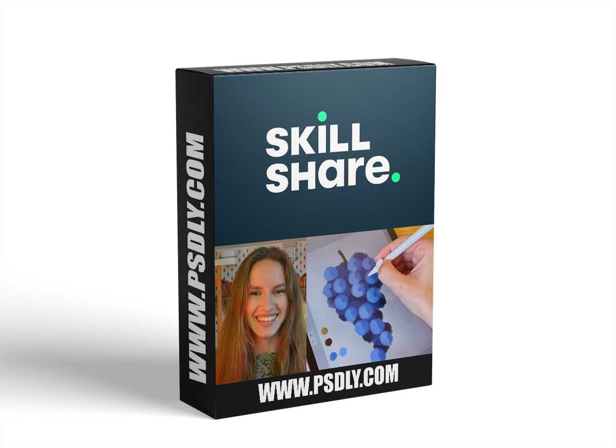 Watercolour Illustrations in Procreate - Draw Digital Fruit Art on your iPad