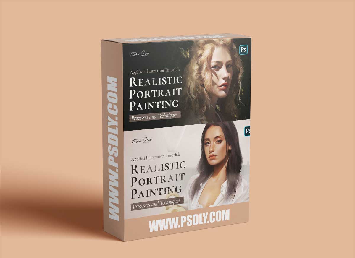 Wingfox – Applied Illustration Tutorial - Realistic Portrait Painting Processes and Techniques