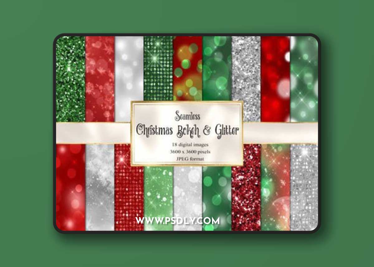 18 Holiday Bokeh and Glitter Textures