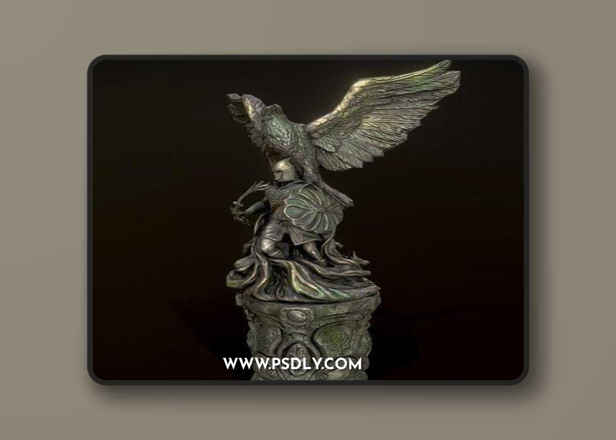 Ayleid Statue and Statue Aux Enfants dits - de Versailles 3D Print