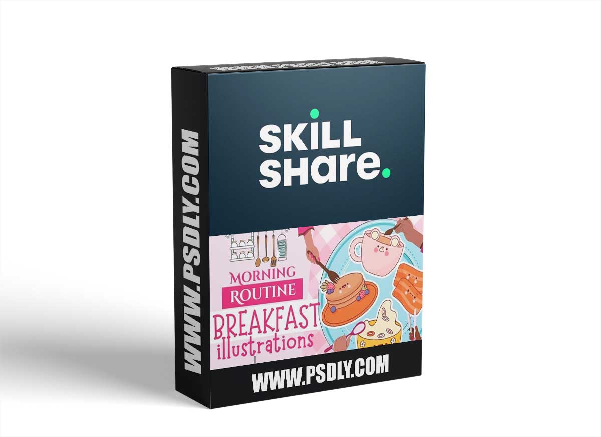 Cute & Simple Breakfast Characters | Procreate Drawing for Beginners