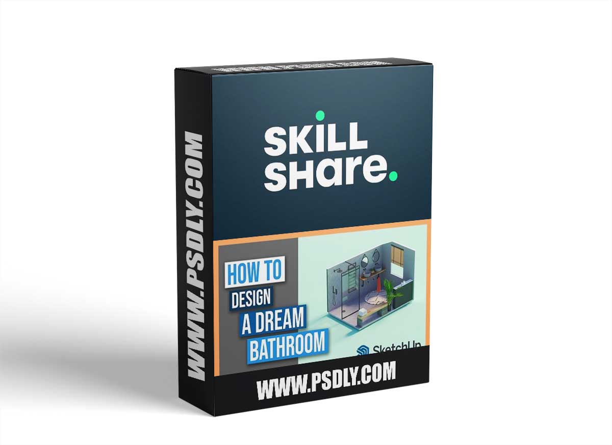 Design your Dream Bathroom in SketchUp - Beginner 3D Modeling, Interior Design, Bathroom Design