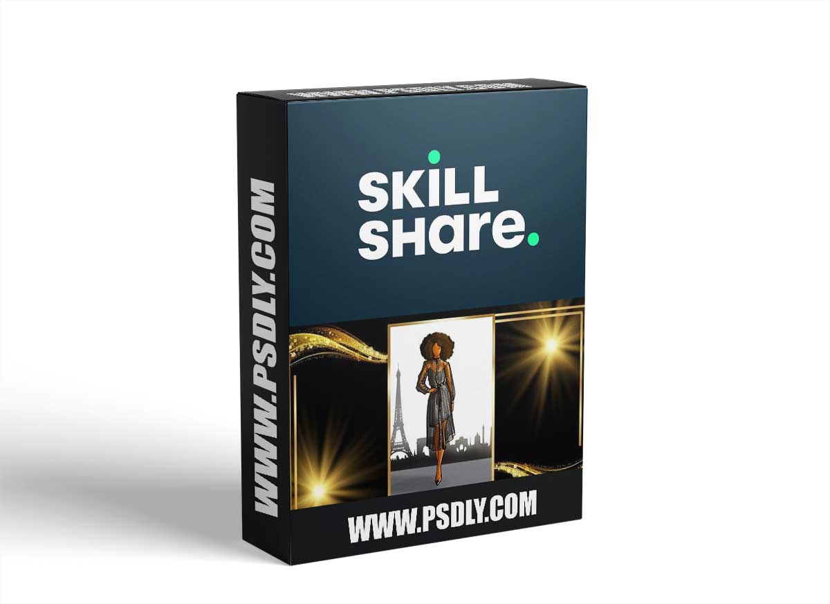 Digital Fashion Illustration - Rendering a Sheer Dress in Procreate