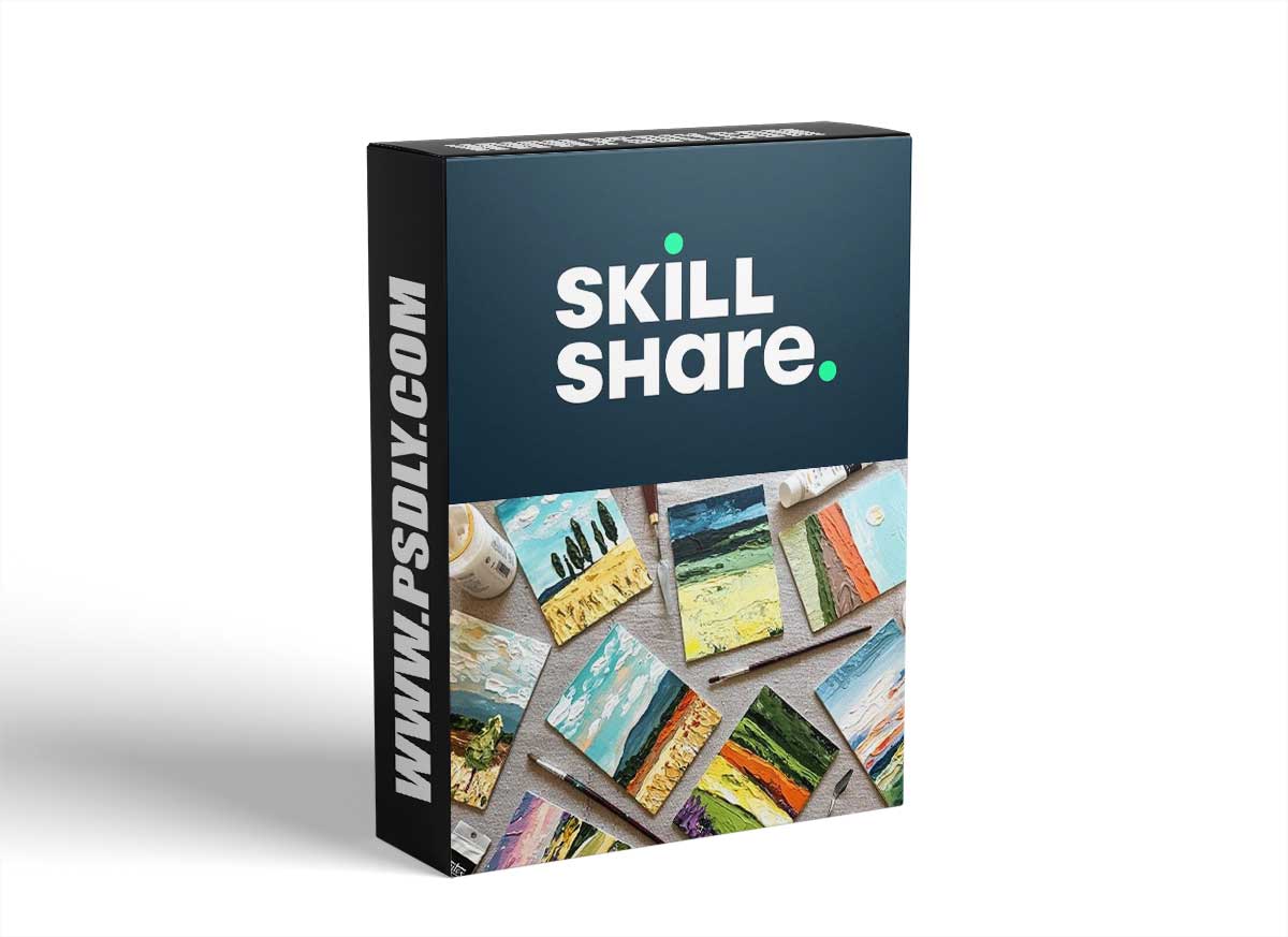 Explore Light and Depth in Acrylic: Paint a Tiny Textured Landscape