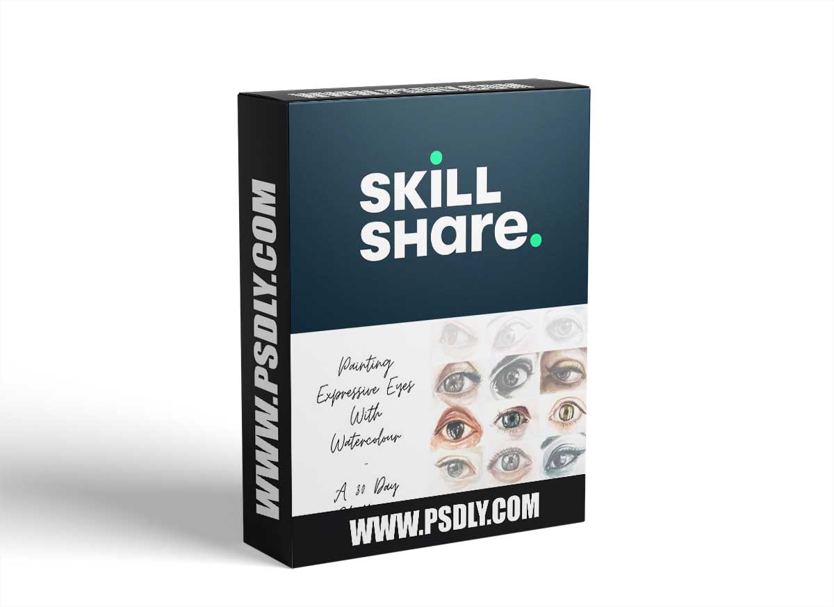 Painting Expressive Eyes with Watercolour - a 30 Day Challenge