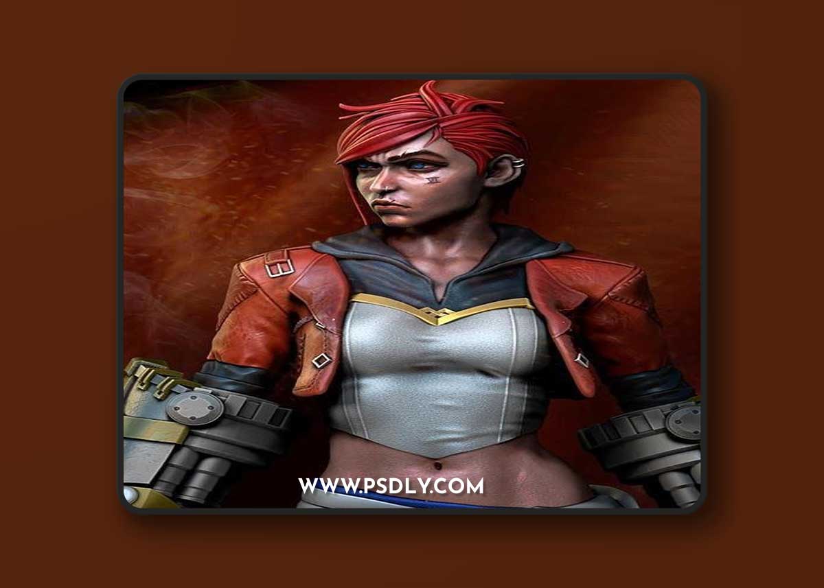 Vi Sculpture from League of Legends by Ca 3d art – 3D Print