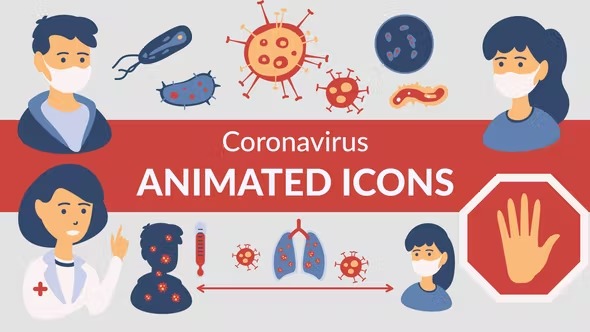 Videohive Corona Virus Medical Icons 26373635