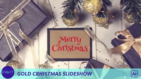 Videohive Gold Christmas Slideshow 40588484