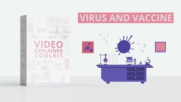 Videohive Virus and Vaccine Video Explainer Toolkit 41224976