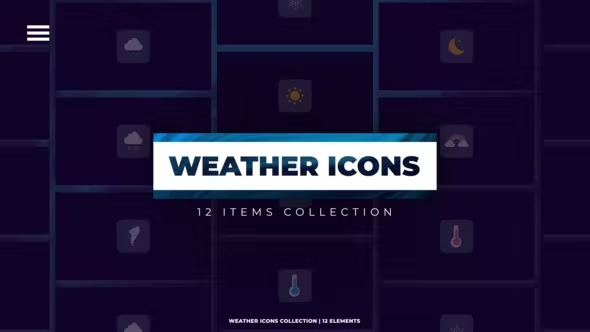 Videohive Weather Icons 41626826