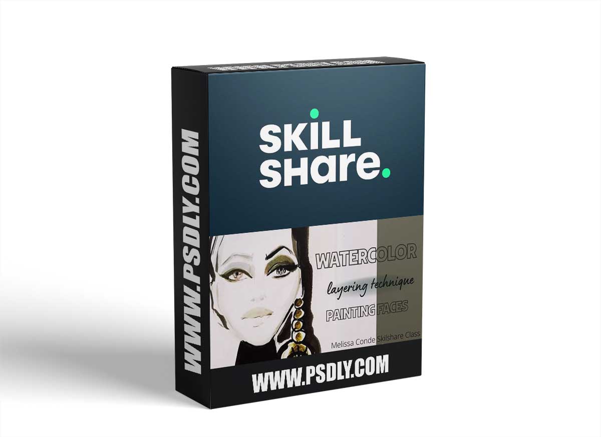 Watercolor Faces using layering thecnique focusing on Eyes and Face (no drawing required)