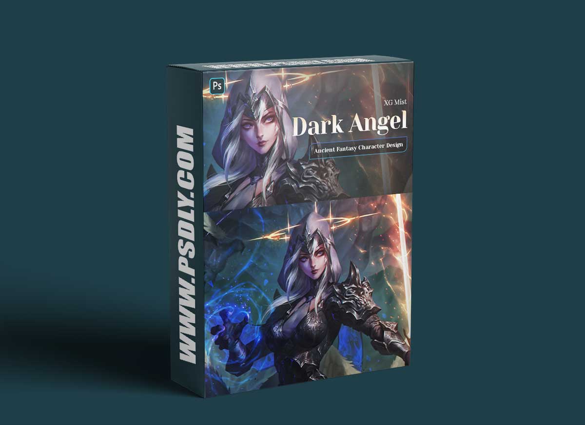 Wingfox – Ancient Fantasy Character Design – Dark Angel (2022) with XG Mist