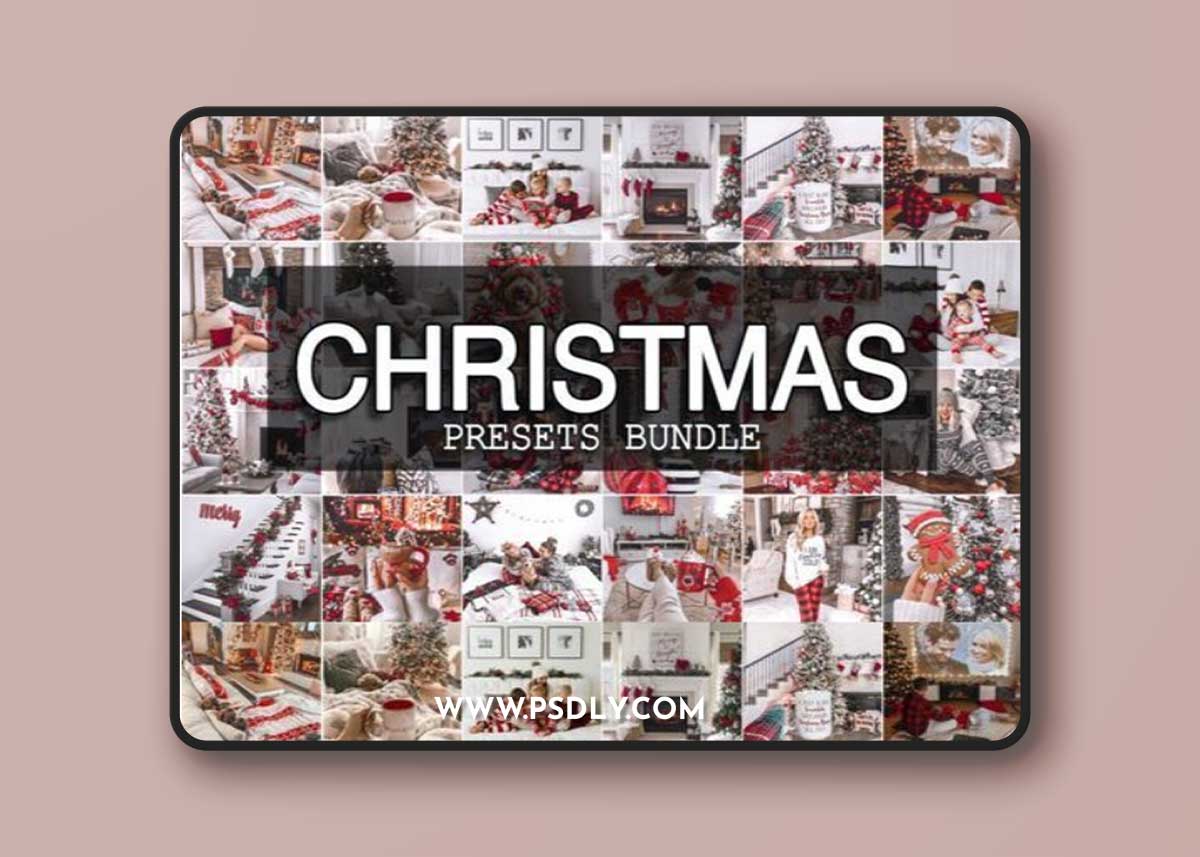 44 Christmas Bundle Lightroom Presets