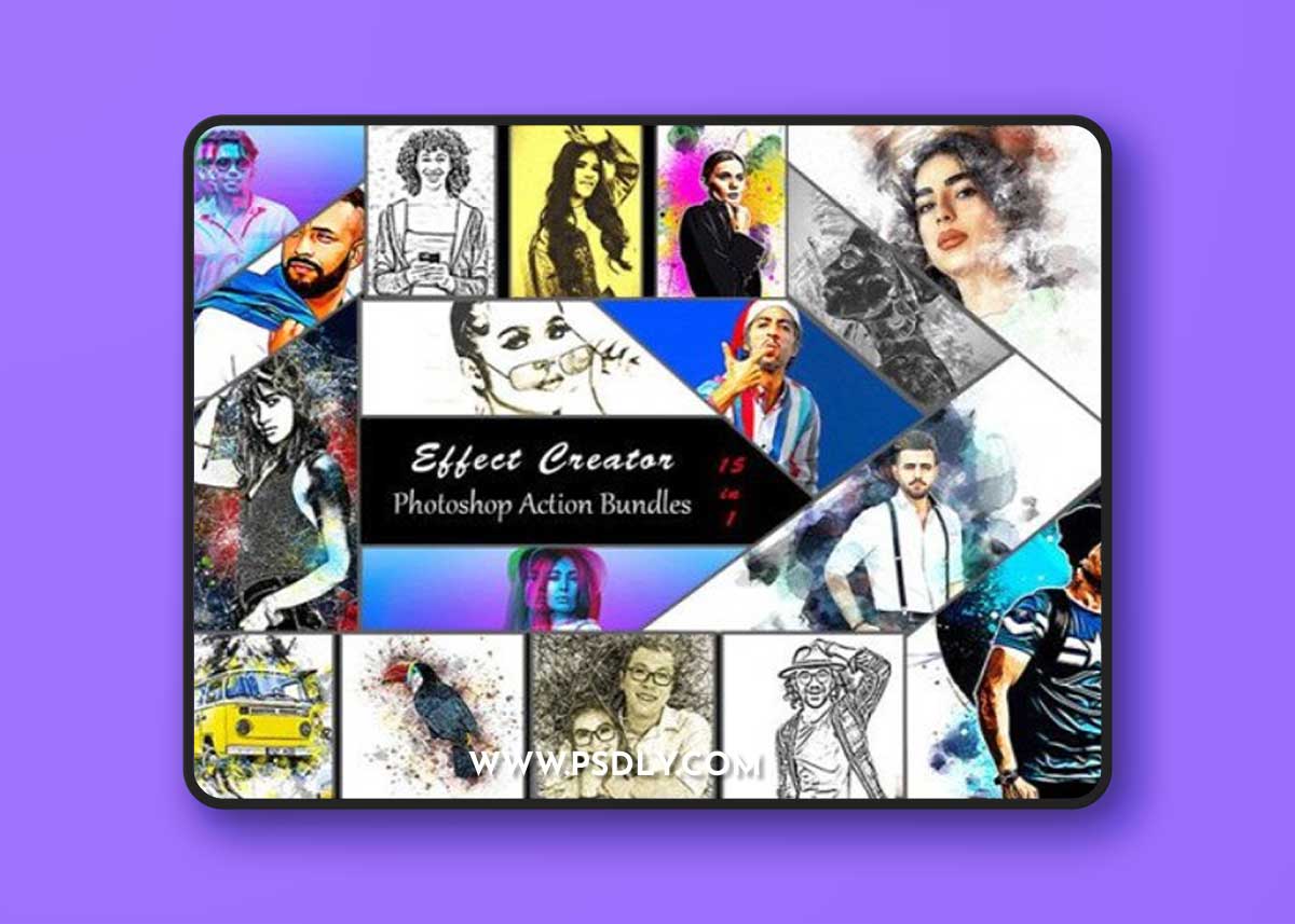 Effect Creator Photoshop Action Bundles