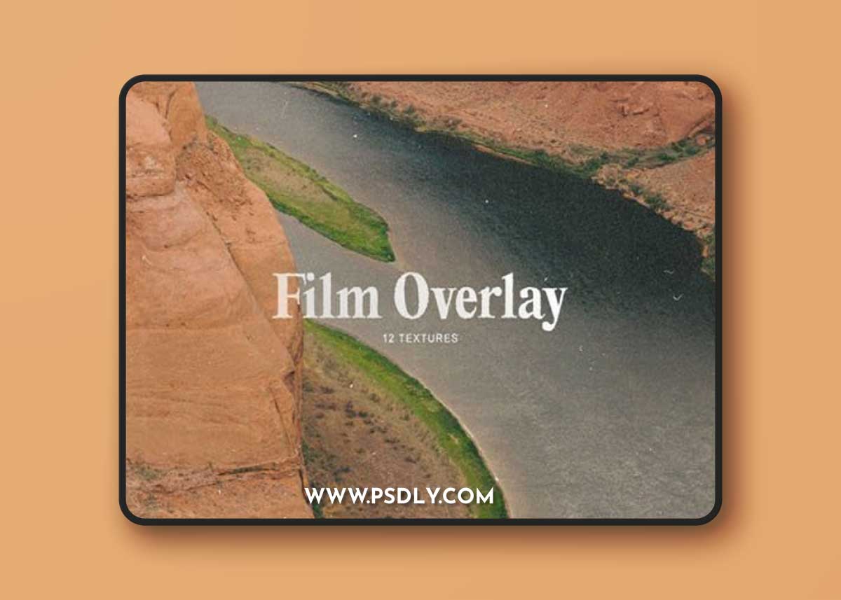 Film Overlay - 12 PNG Textures