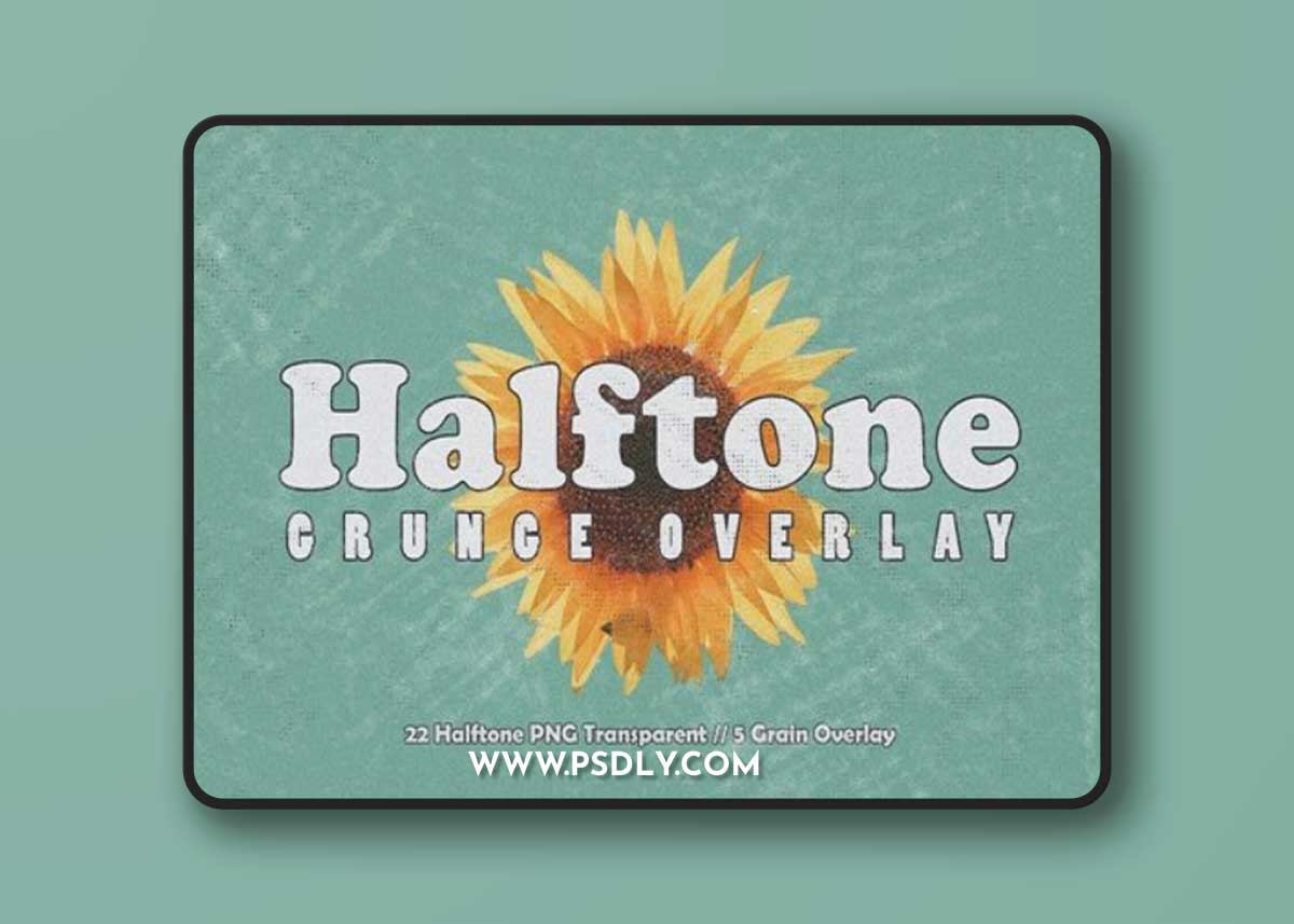 Halftone Grunge Image Overlay NF46DJG