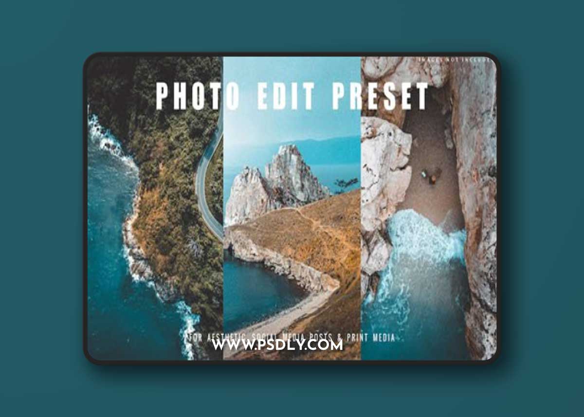 Photo Edit Preset Filters for Aesthetic Social Media Posts - 9 Photoshop Filters