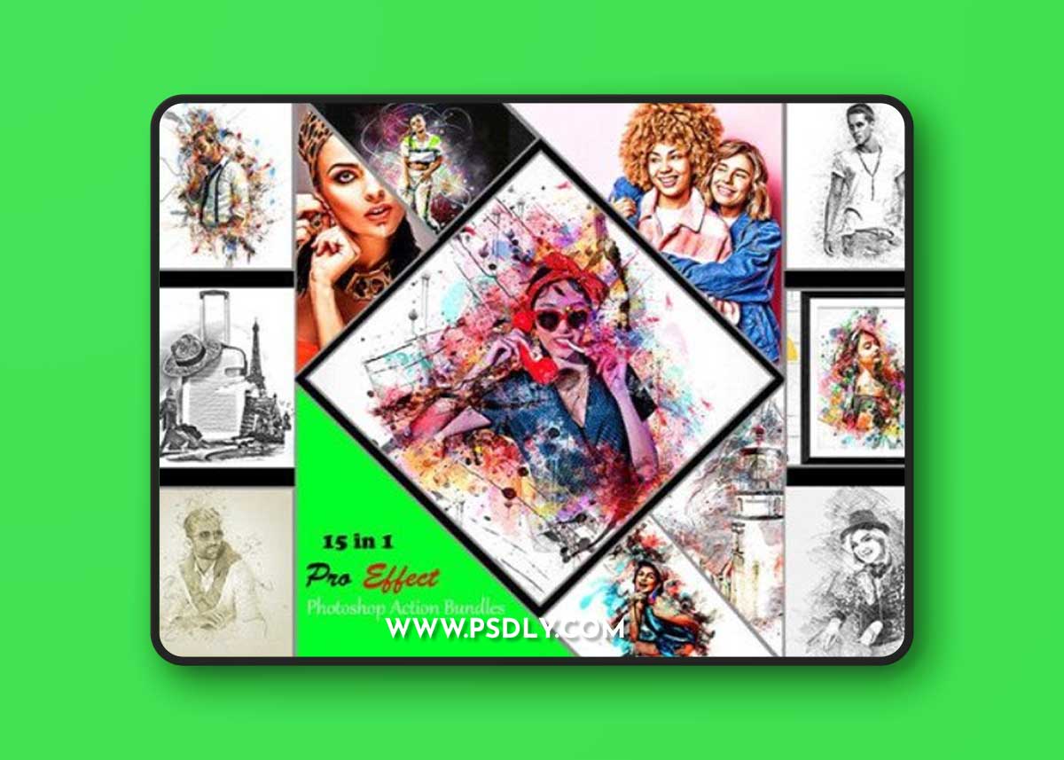 Pro Effect Photoshop Action Bundles