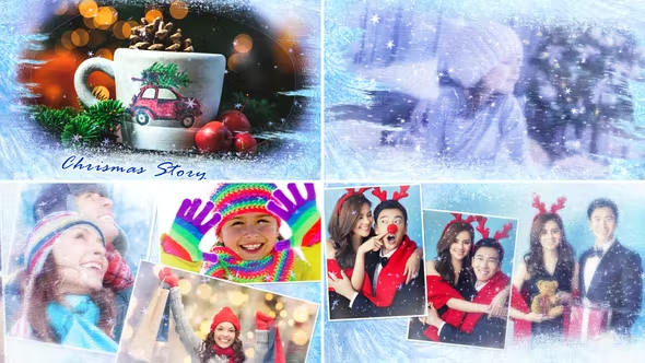 Videohive Christmas Photo Stories 42335963