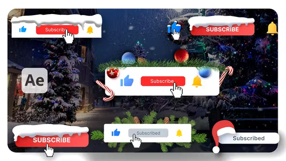 Videohive Christmas Subscribe Reminders 42222988