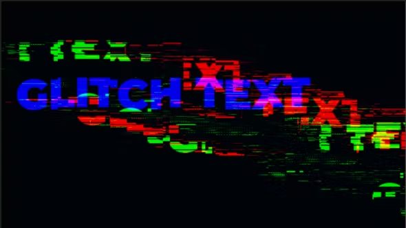 Videohive Glitch Title 4K 42052399