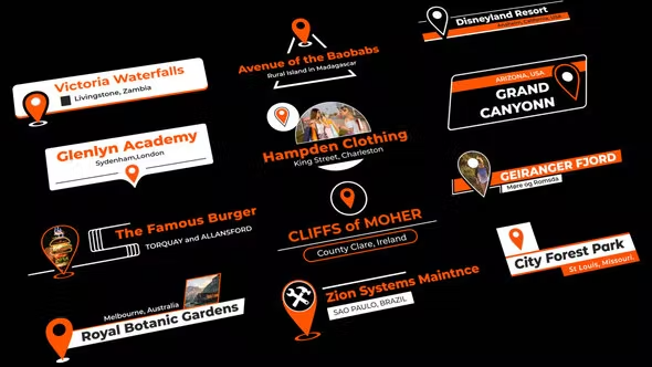 Videohive Location Lower Thirds 42572912