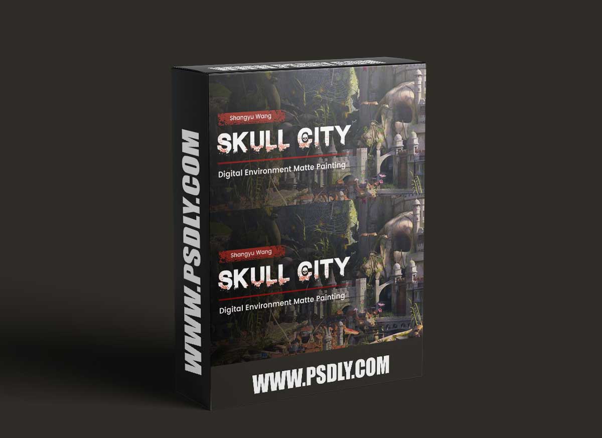 Wingfox – Digital Environment Matte Painting Skull City with Shangyu Wang