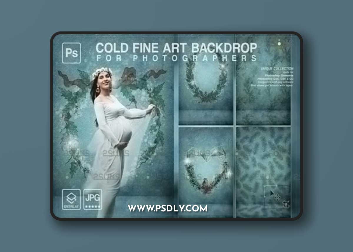 Winter Backdrop, Fine Art Textures
