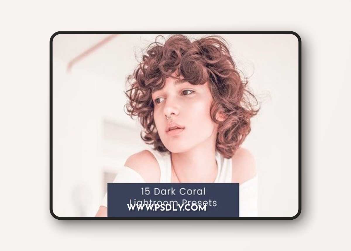 15 Dark Coral Lightroom Presets B8E27Z5