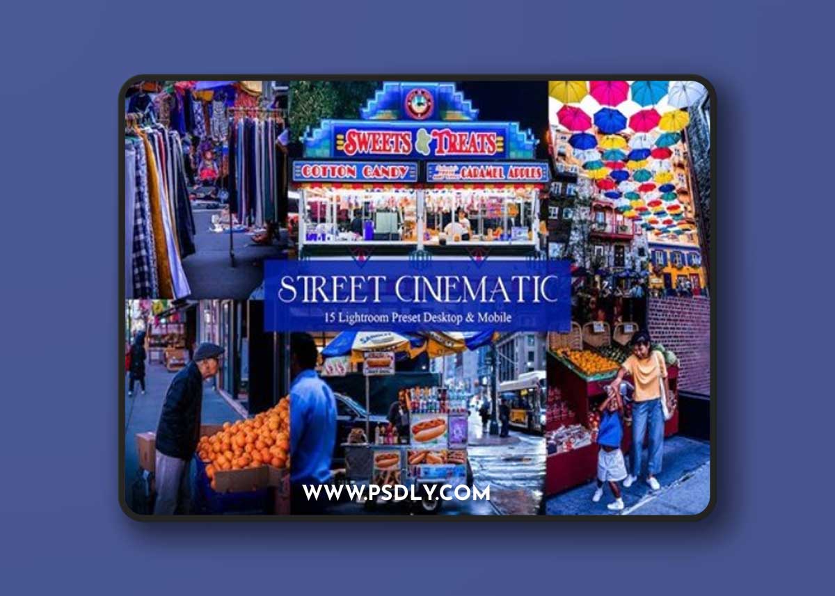 15 Street Cinematic Lightroom Presets YAYYJXW