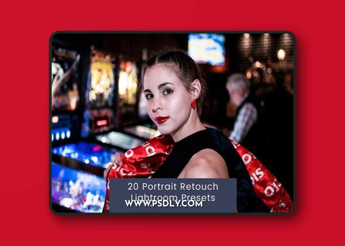 20 Portrait Retouch Lightroom Presets 68CEFKP
