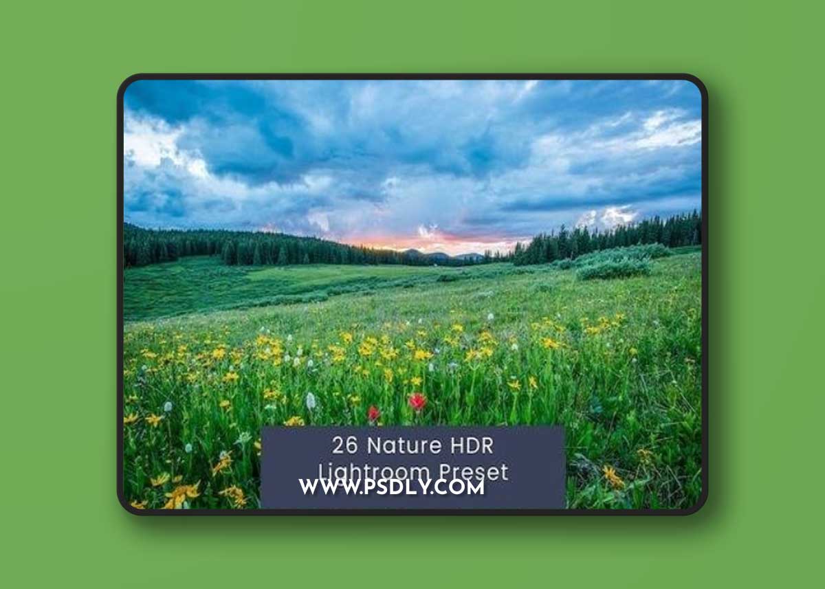 26 Nature HDR Lightroom Presets 8D5N4QR