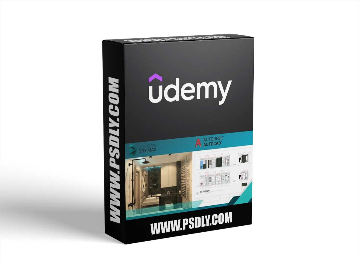 3Ds Max Interior Design Bathroom Project