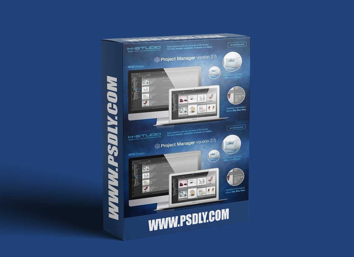 3d-kstudio Project Manager v3.18.83 for 3ds Max 2014 - 2023