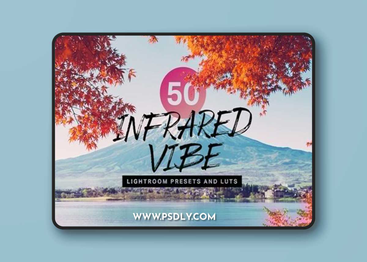 50 Infrared Vibe Lightroom Presets and LUTs B24P2TC
