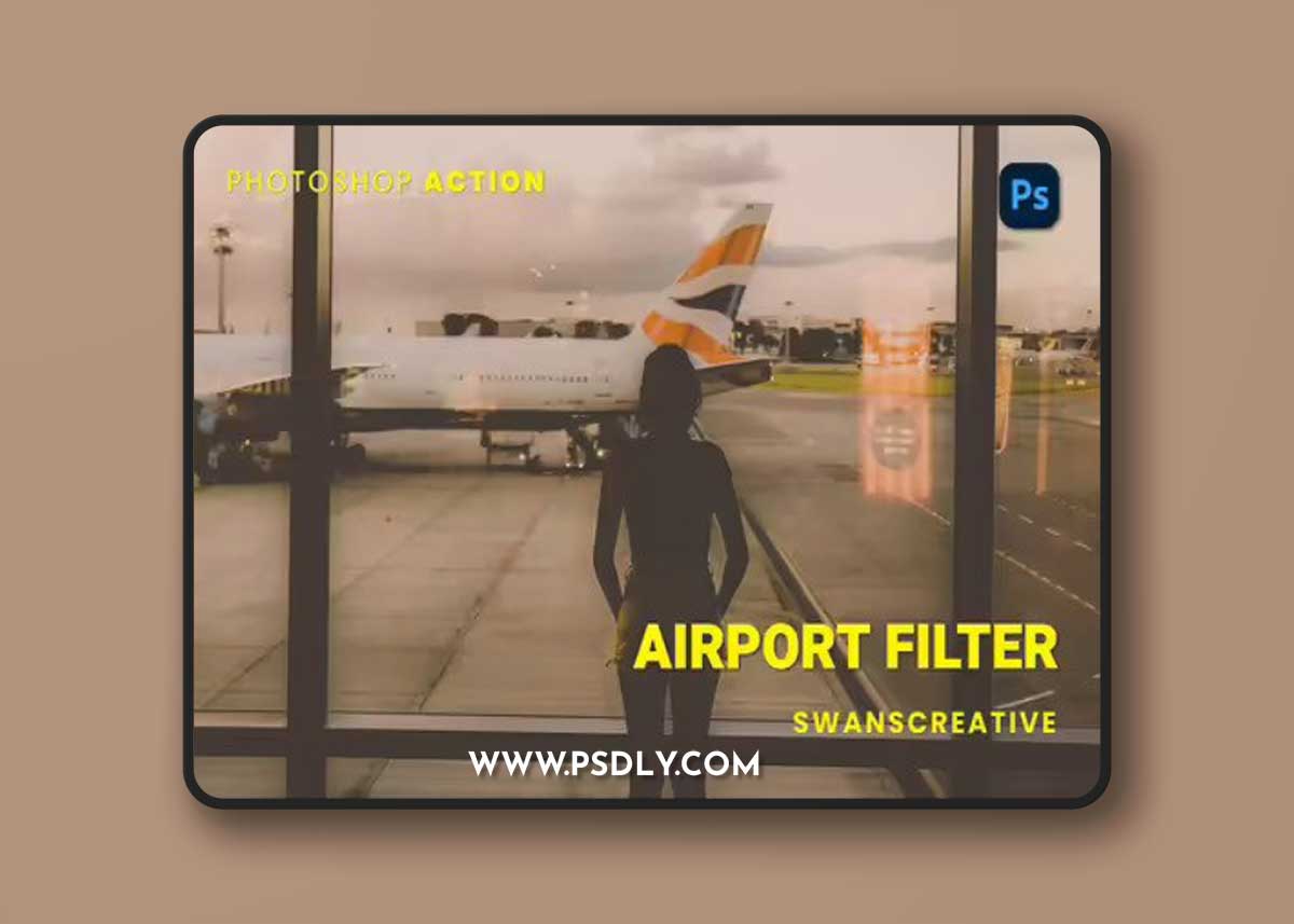 Airport Filter Photoshop Action