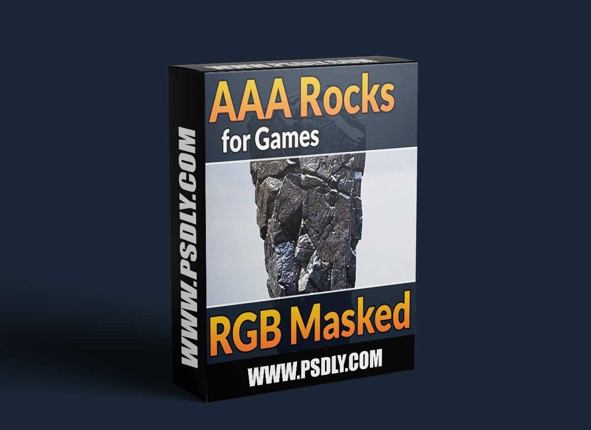 Artstation – AAA Rocks for Games - RGB Masked Workflow Tutorial