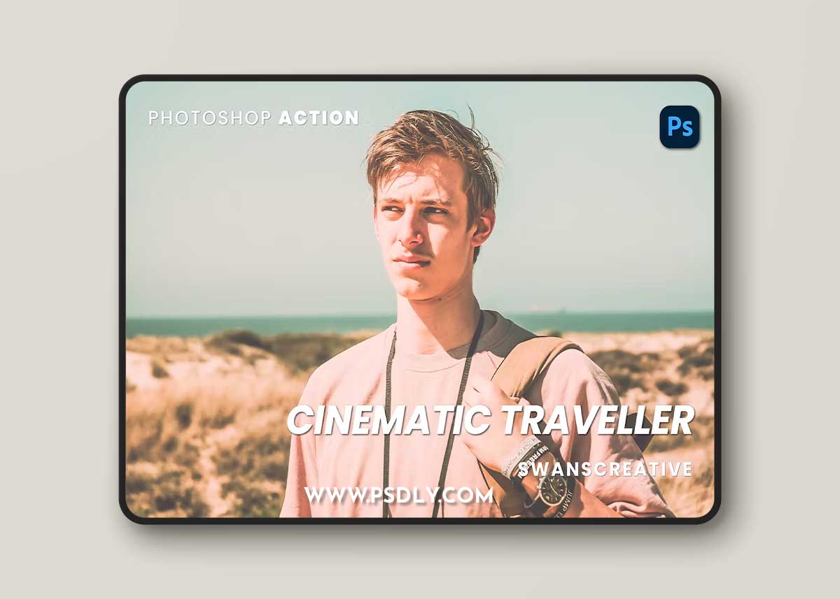 Cinematic Traveller Photoshop Action 56KR64G