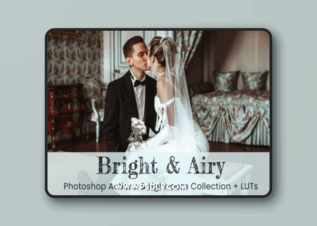 CreativeMarket - 11 Bright & Airy Photoshop Presets 11011011