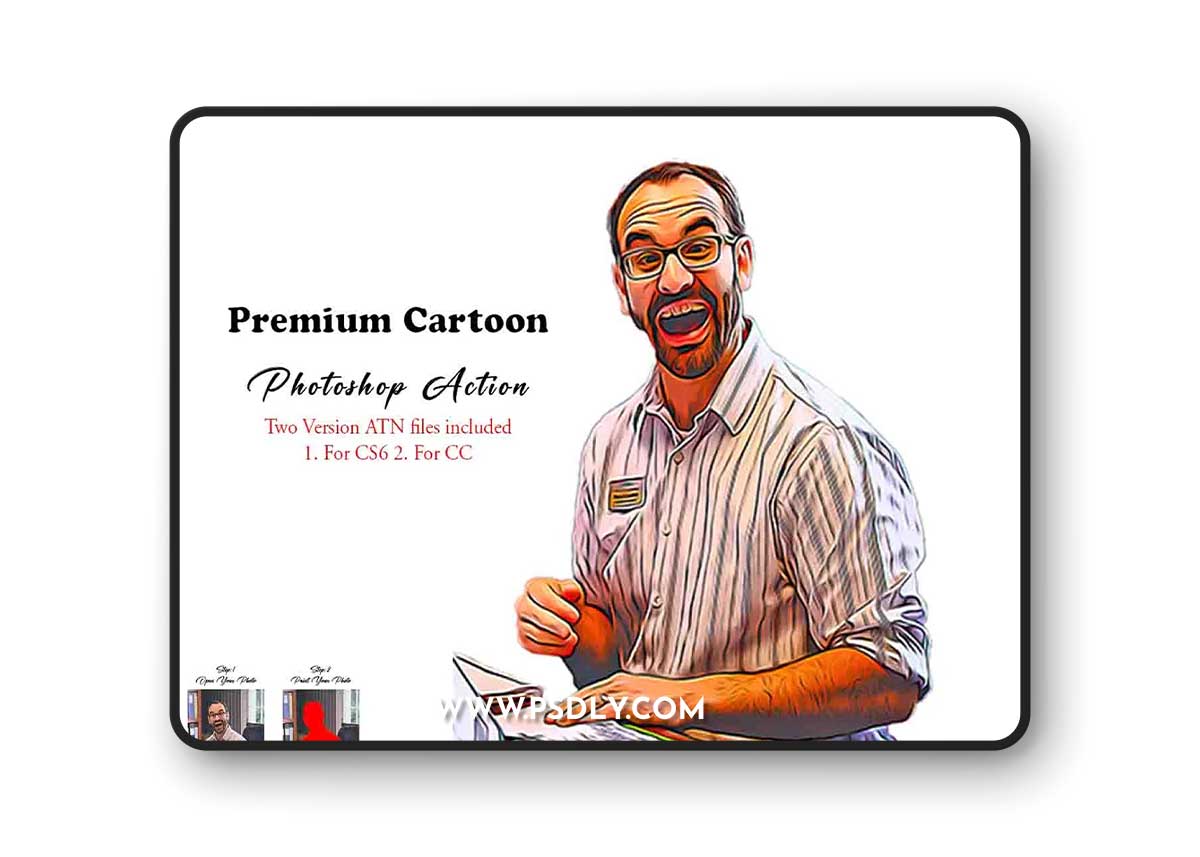 Creativemarket - Premium Cartoon Photoshop Action 12175158