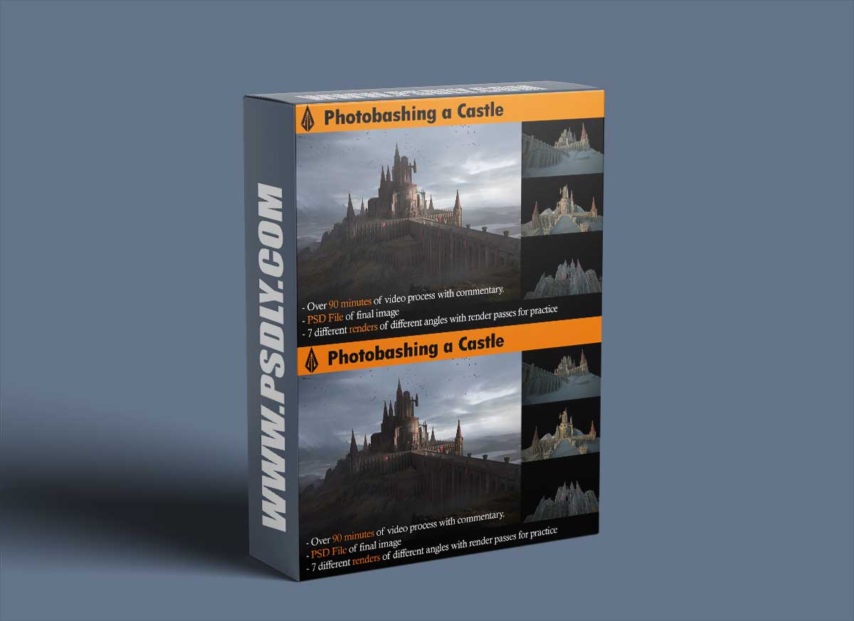 Gumroad – Castle - Photobashing and Matte Painting Techniques with Jose Vega