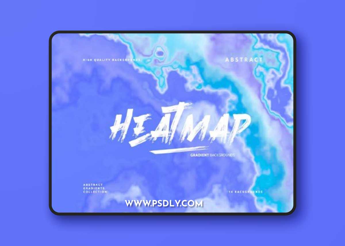 Heat Map Gradient Backgrounds UYYT2SR