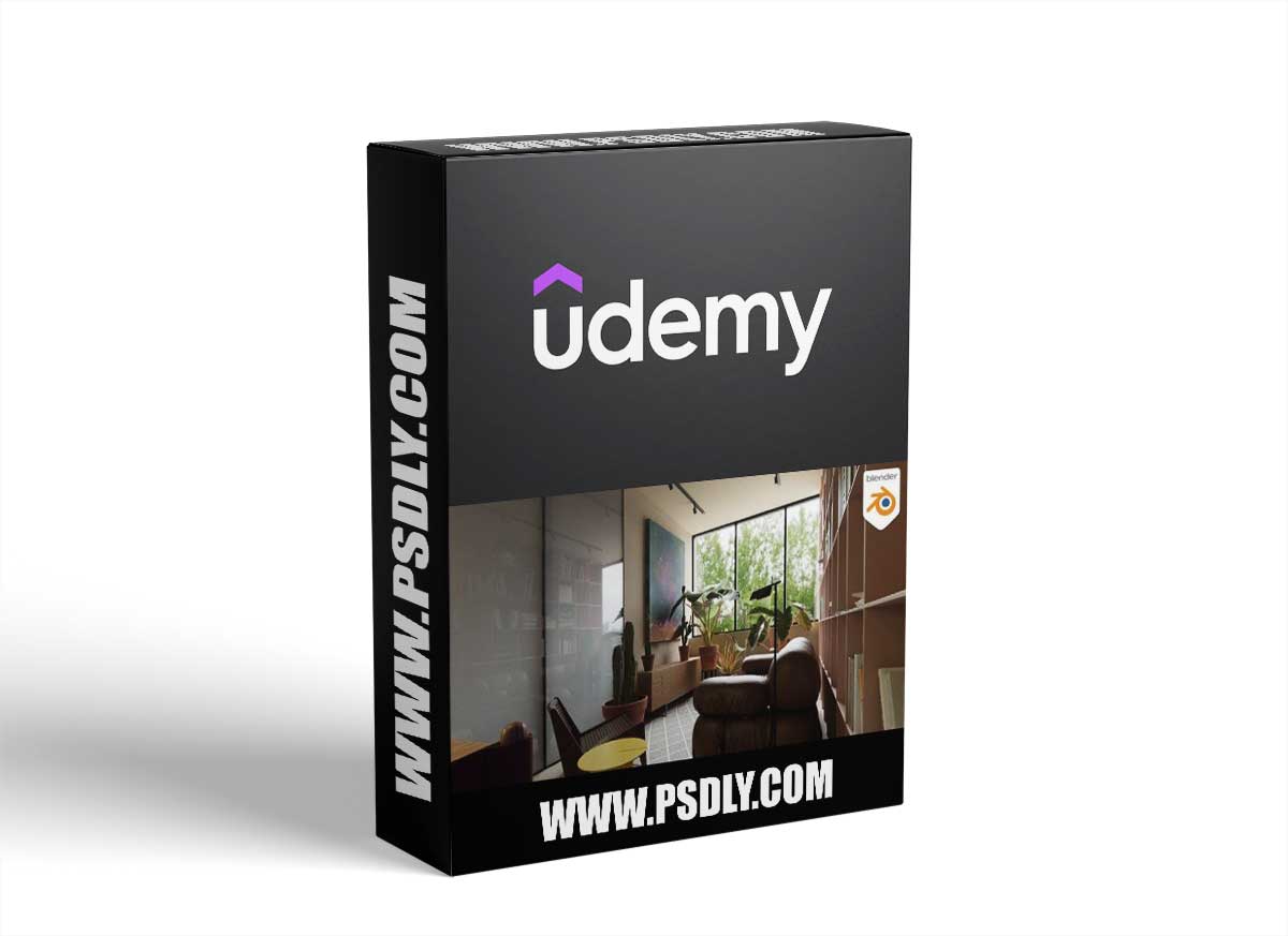 Interior architecture visualization in blender