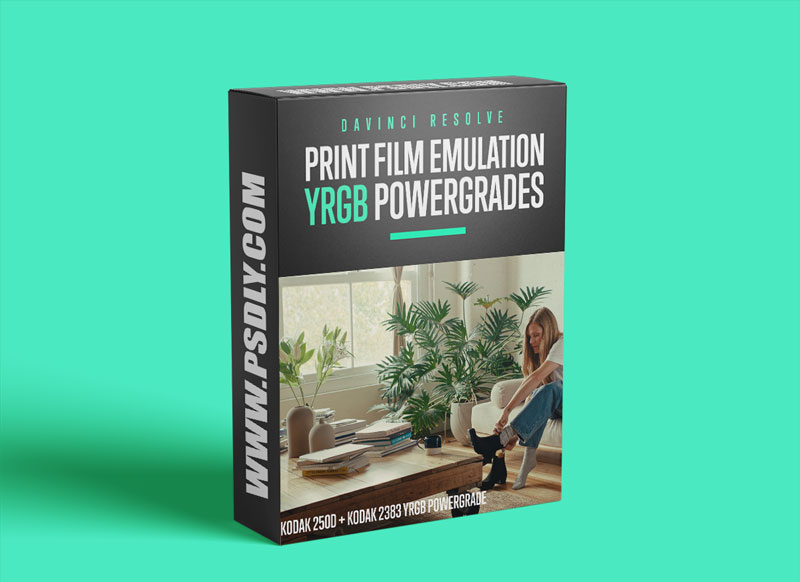 Juan Melara Kodak 250D + Kodak 2393 - DaVinci YRGB Print Film Emulation PowerGrades