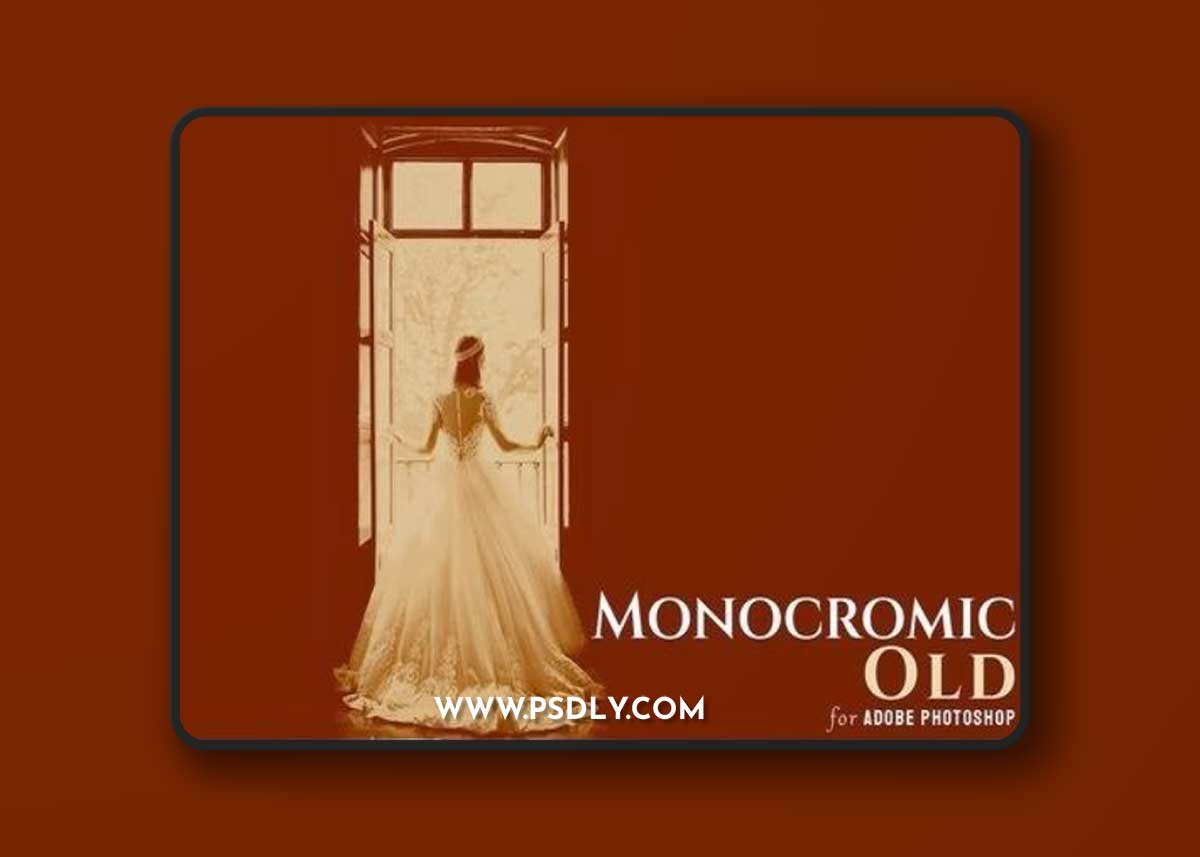 Monocromic Old - Photoshop Action (v2) EMSA288
