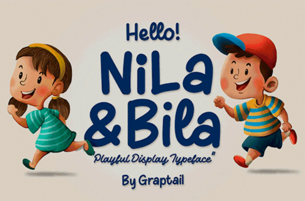 Nila & Bila Typeface