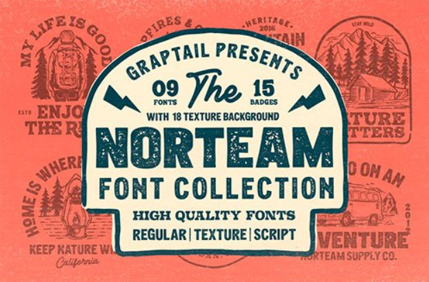 Norteam | Font Collection
