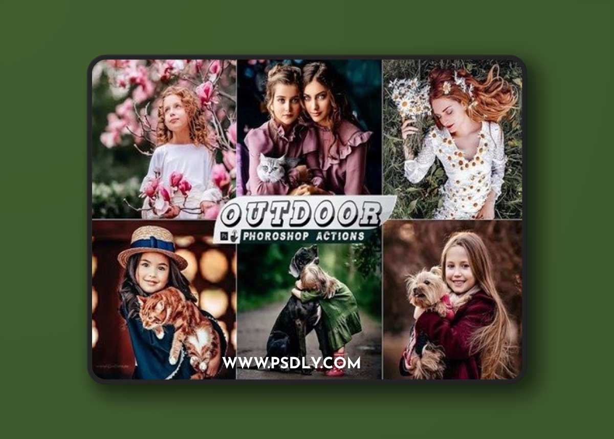 Outdoor Photoshop Actions DE4VMDC