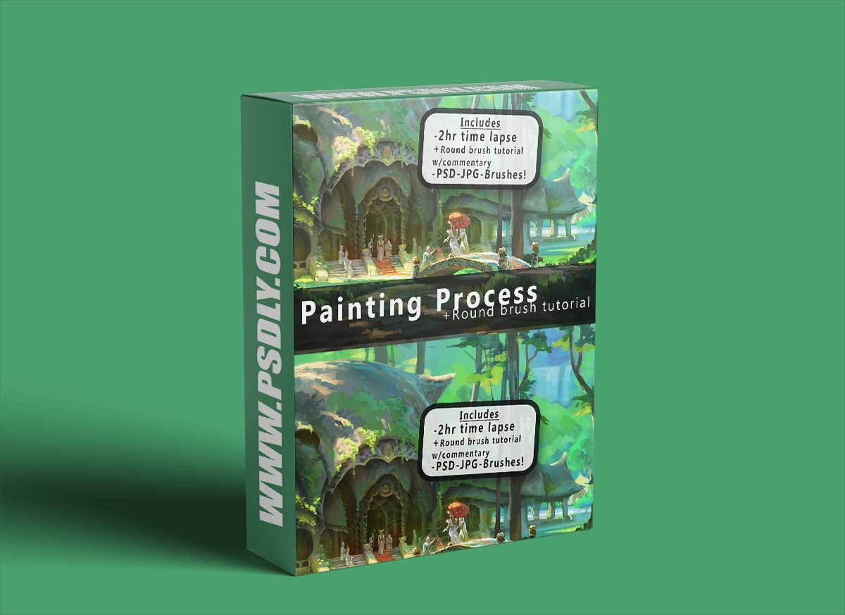 Round Brush Painting + Brush Tutorial By Jeremy Fenske